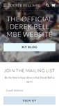 Mobile Screenshot of derekbell.com